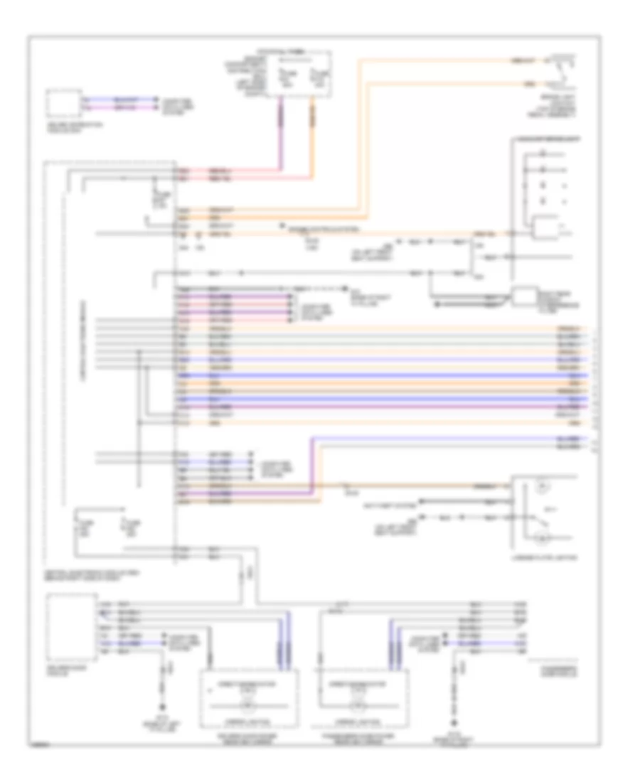 Exterior Lamps Wiring Diagram (1 of 3) for Volvo S40 T-5 R-Design 2011