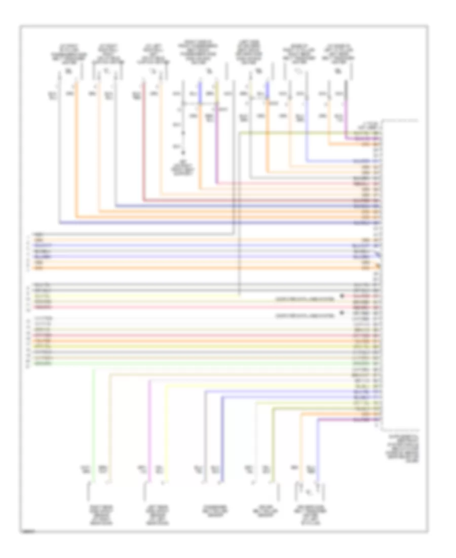 Supplemental Restraints Wiring Diagram (3 of 3) for Volvo S40 T-5 R-Design 2011