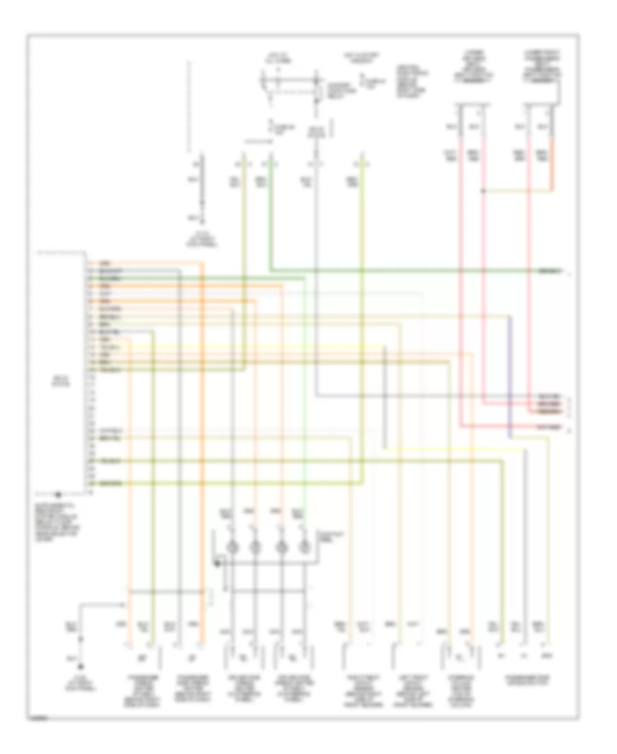 Supplemental Restraints Wiring Diagram 1 of 3 for Volvo S40 T 5 2006