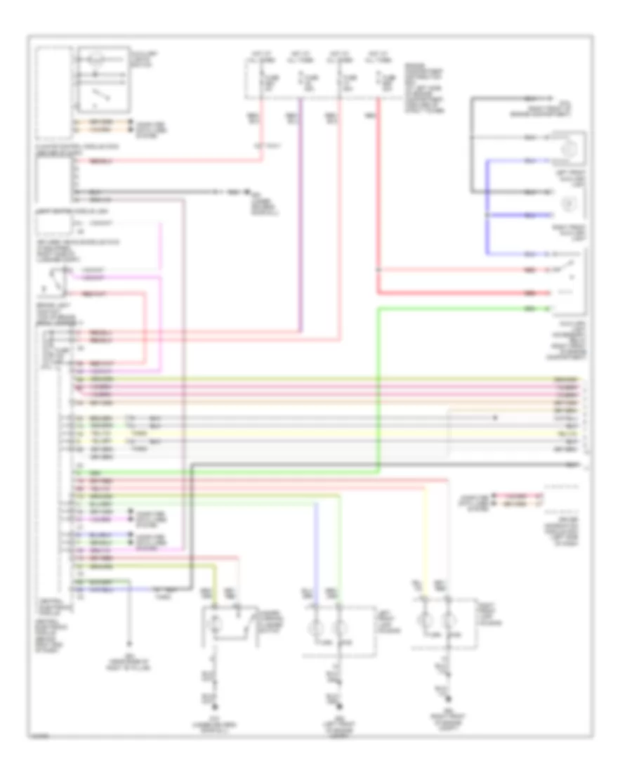 Exterior Lamps Wiring Diagram 1 of 2 for Volvo XC70 3 2 2014