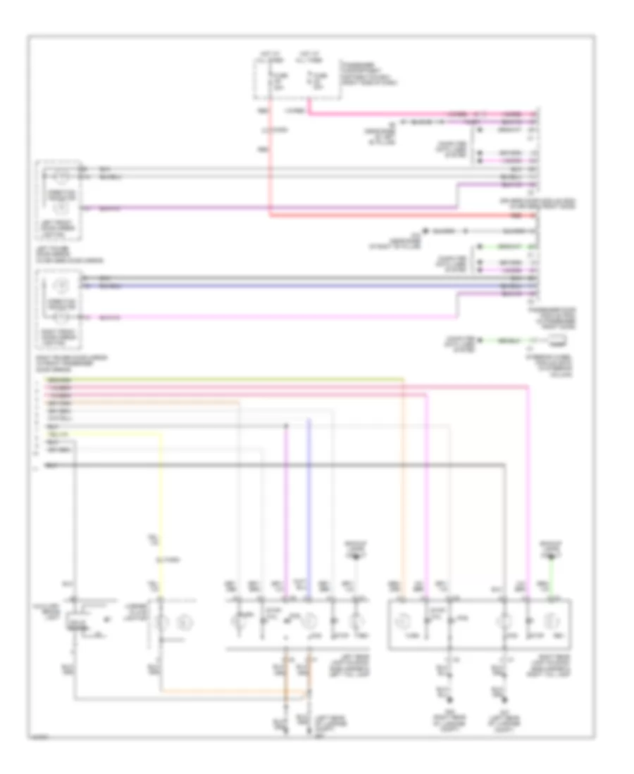 Exterior Lamps Wiring Diagram (2 of 2) for Volvo XC70 3.2 2014