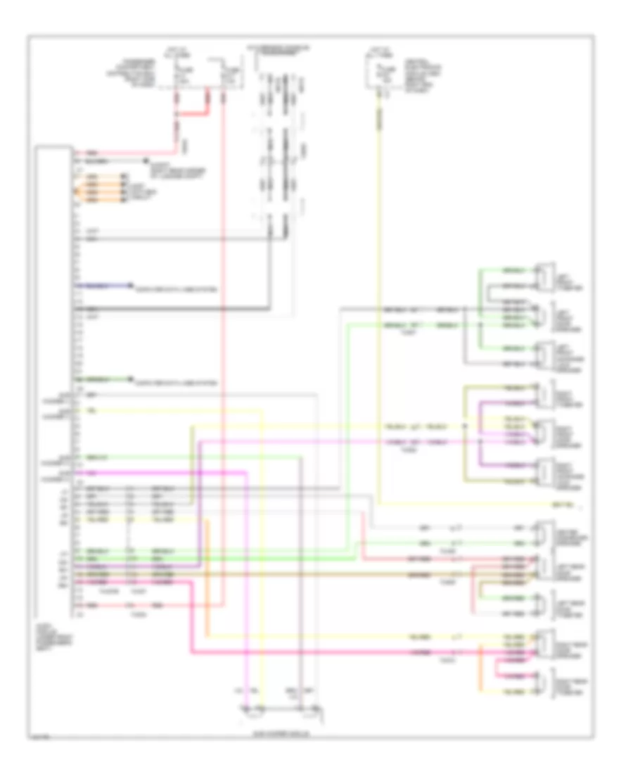 Radio Wiring Diagram, Premium (1 of 3) for Volvo XC70 3.2 2014