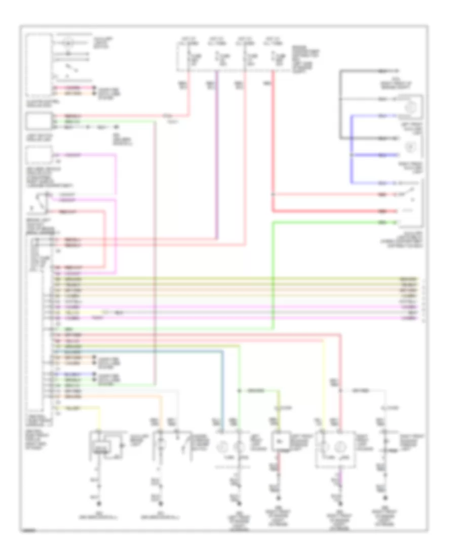 Exterior Lamps Wiring Diagram (1 of 2) for Volvo S60 T-6 2011