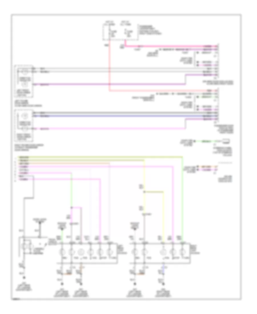 Exterior Lamps Wiring Diagram (2 of 2) for Volvo S60 T-6 2011