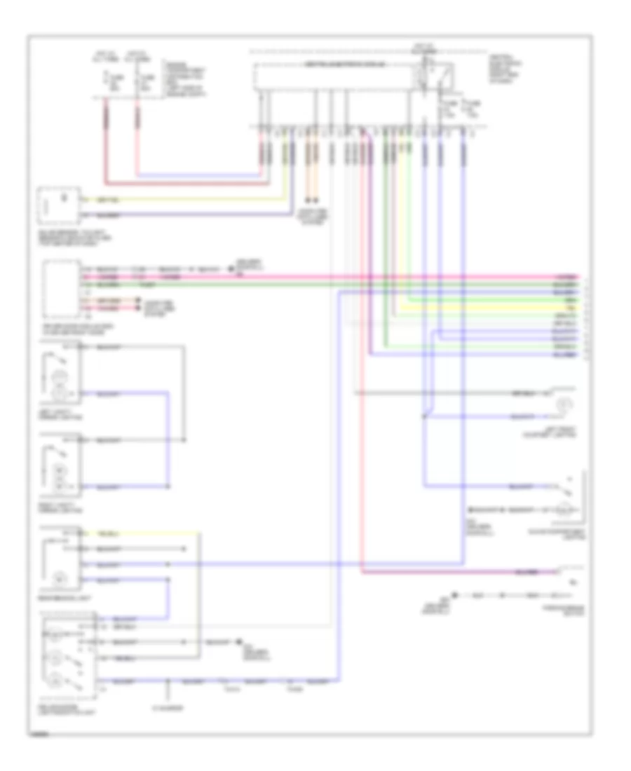 Courtesy Lamps Wiring Diagram 1 of 2 for Volvo S60 T 6 2011