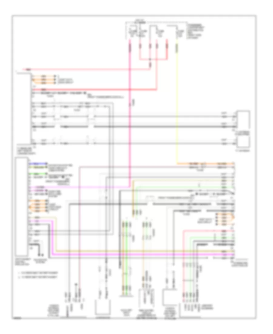 Radio Wiring Diagram, Premium (2 of 2) for Volvo S60 T-6 2011