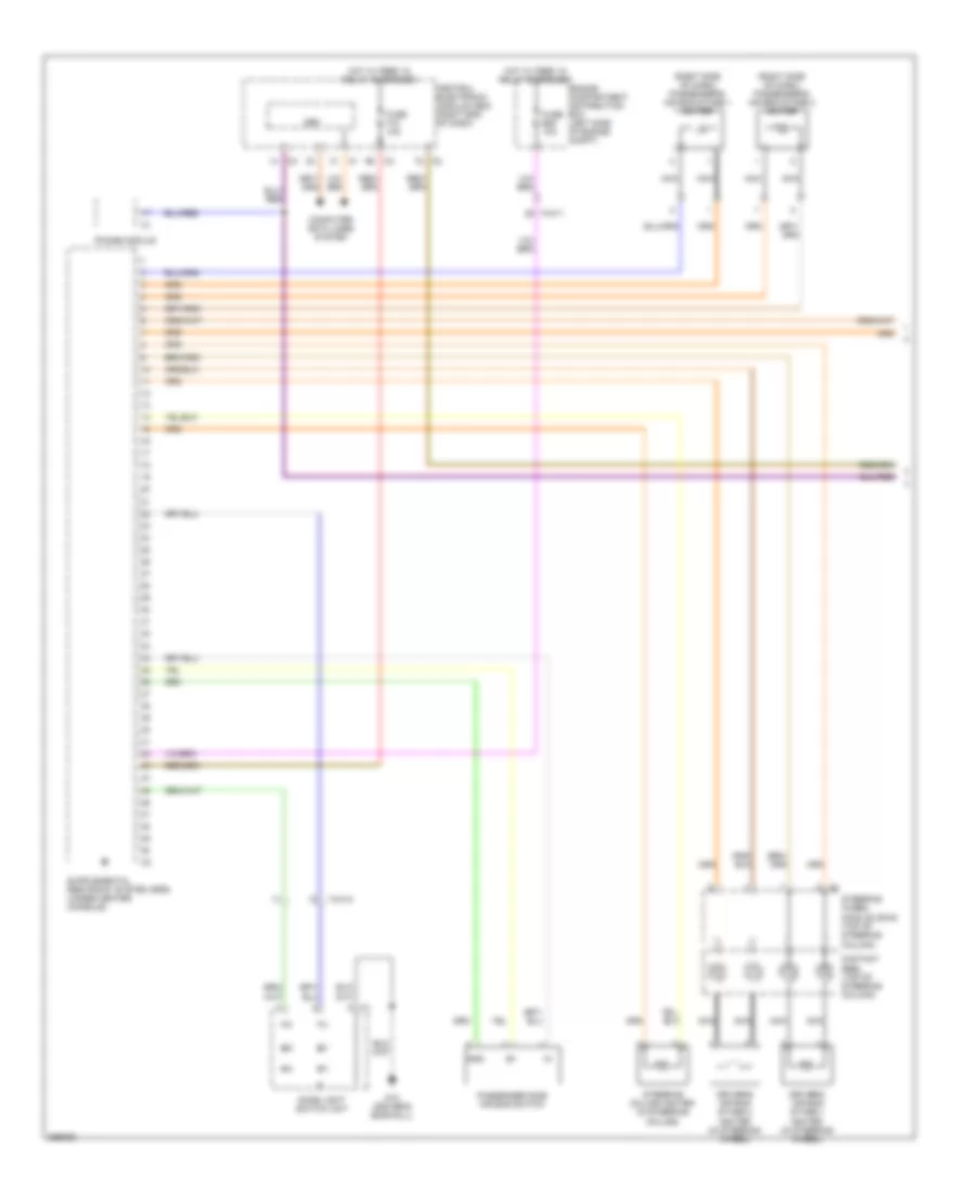 Supplemental Restraints Wiring Diagram 1 of 3 for Volvo S60 T 6 2011