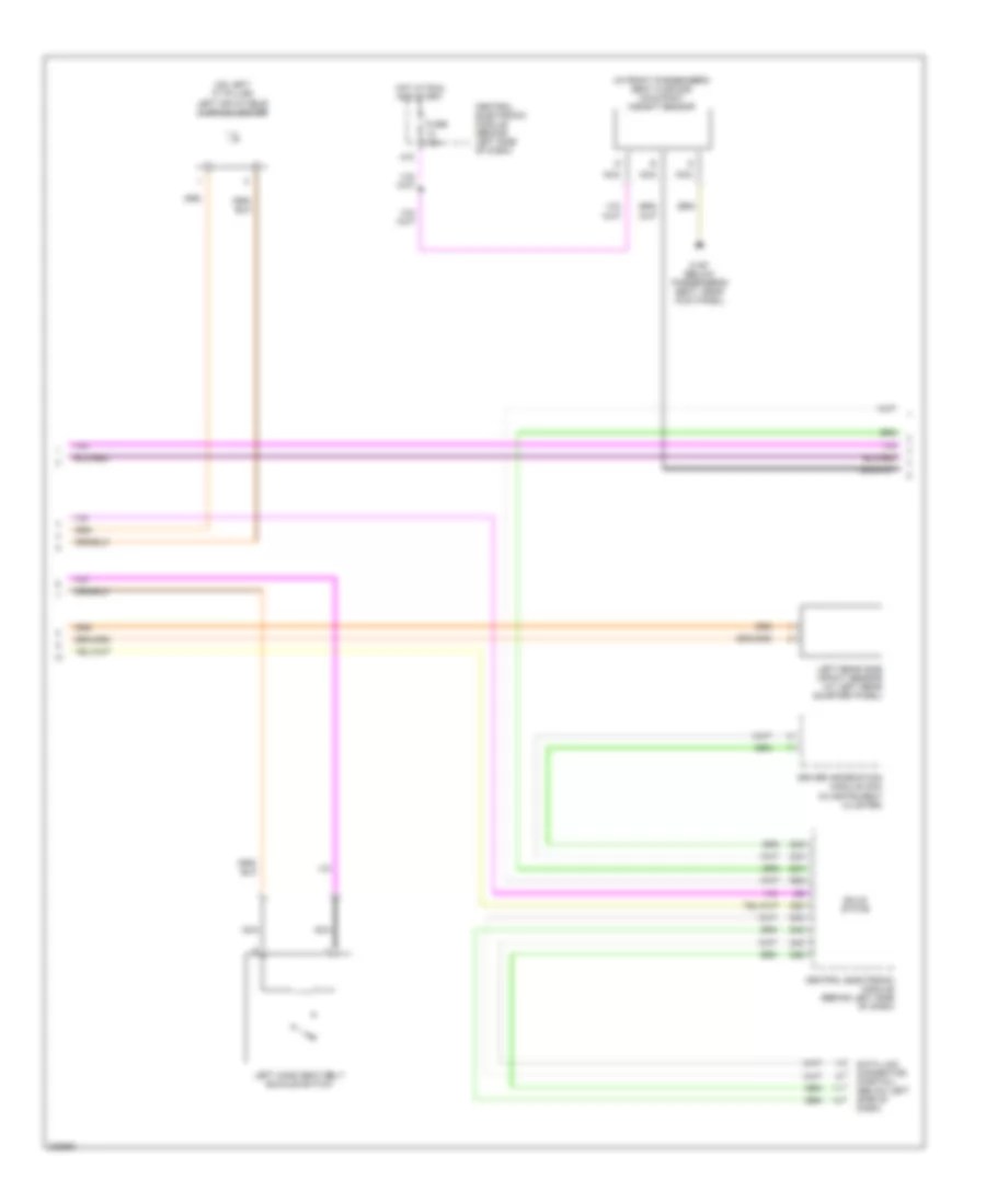 Supplemental Restraints Wiring Diagram (2 of 3) for Volvo S60 2006