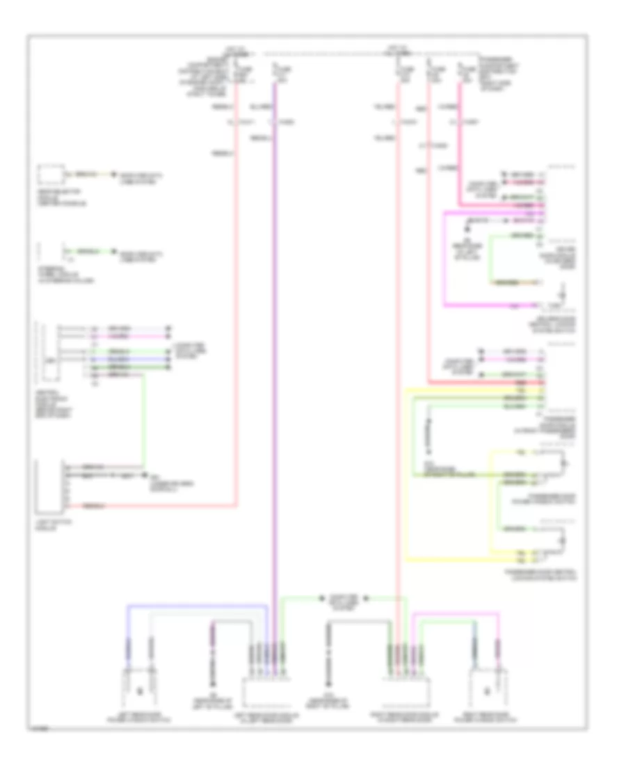 Instrument Illumination Wiring Diagram for Volvo XC70 T6 2014