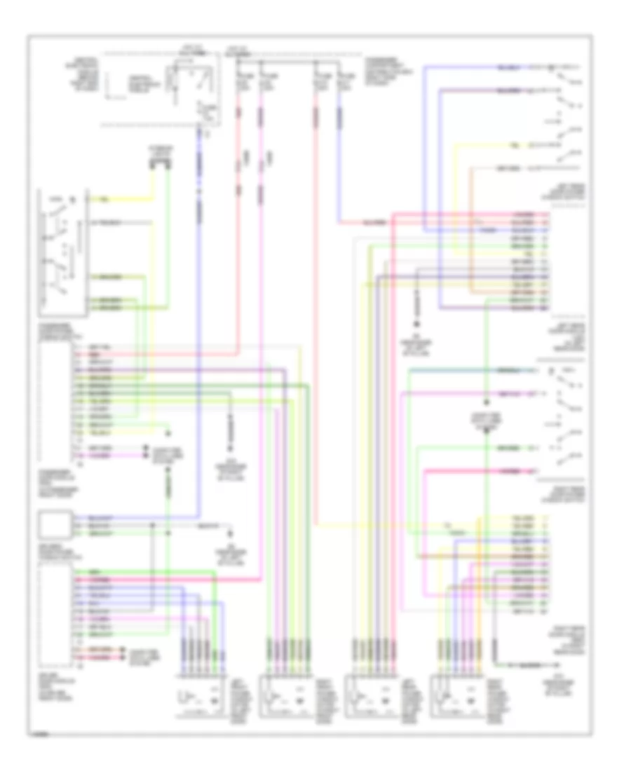Power Windows Wiring Diagram for Volvo XC70 T6 2014