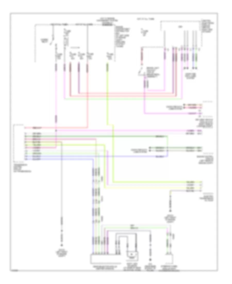 Shift Interlock Wiring Diagram for Volvo XC70 T6 2014