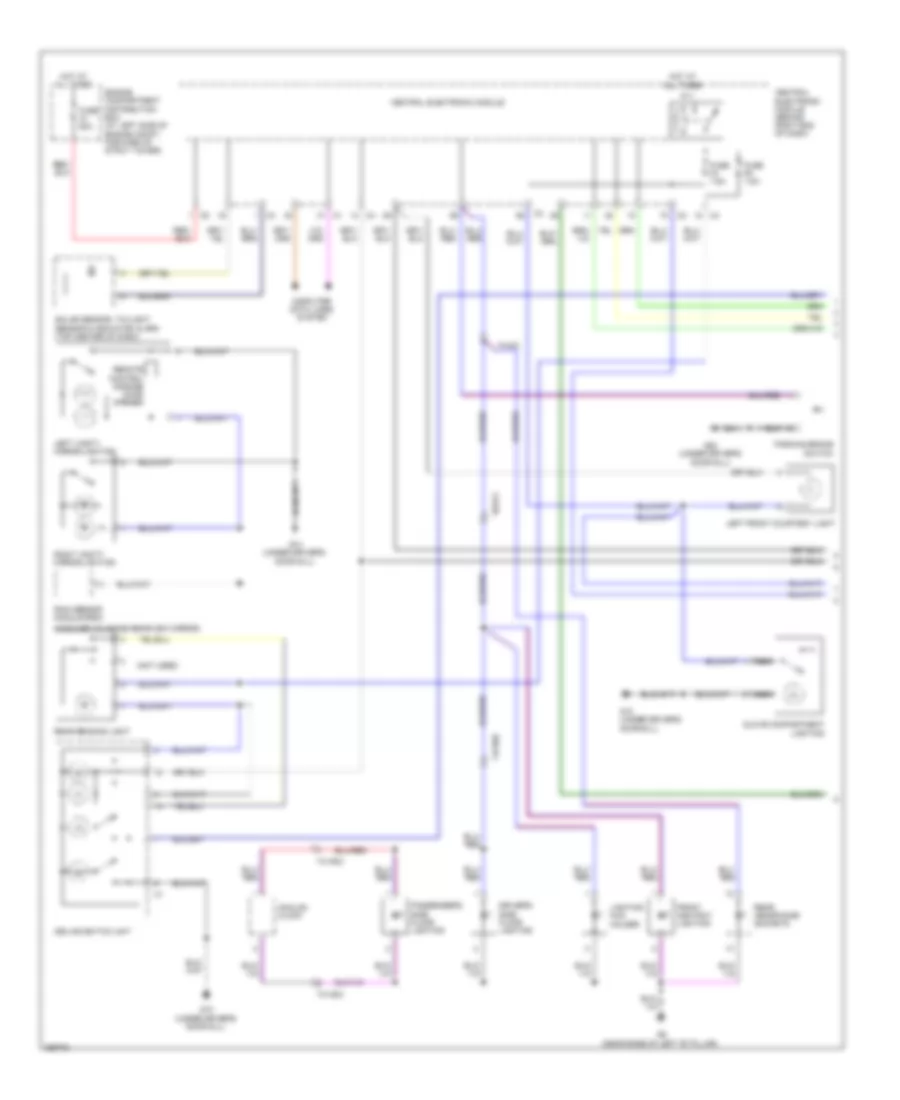 Courtesy Lamps Wiring Diagram 1 of 3 for Volvo S80 2011