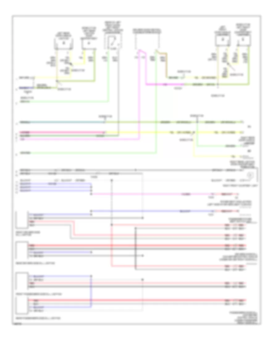 Courtesy Lamps Wiring Diagram (3 of 3) for Volvo S80 2011