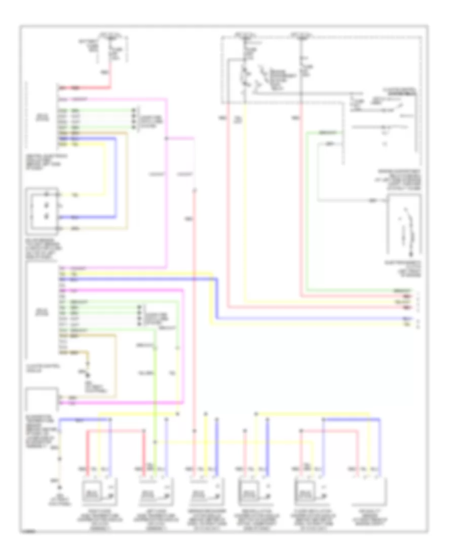 Automatic A C Wiring Diagram 1 of 2 for Volvo S60 R 2006