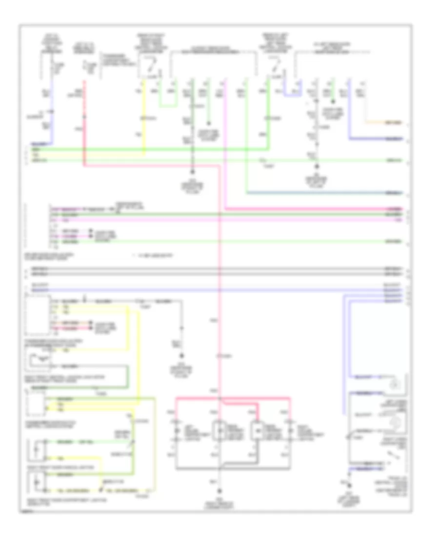 Courtesy Lamps Wiring Diagram 2 of 3 for Volvo S80 T 6 2011