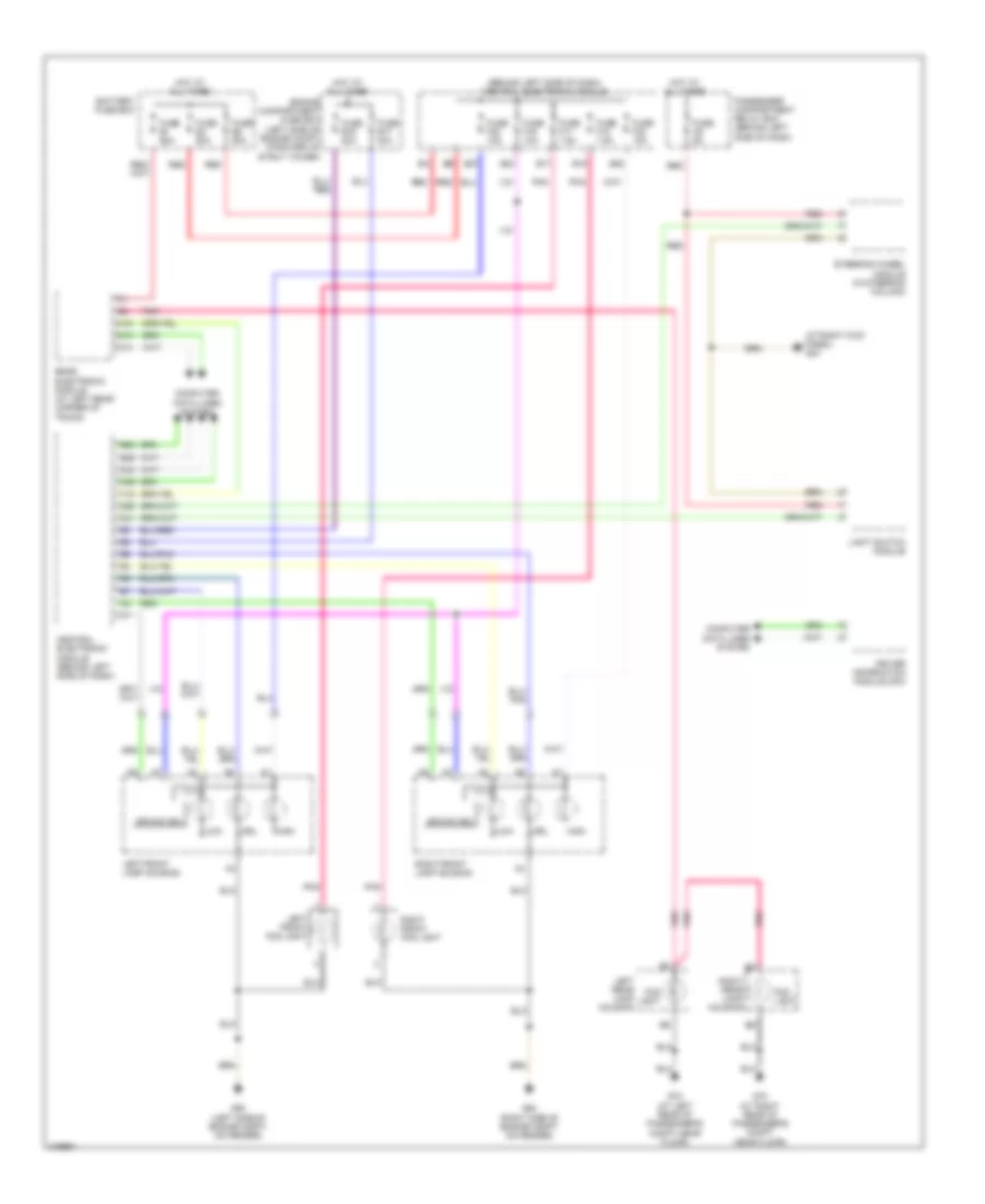 Headlights Wiring Diagram for Volvo S60 T 5 2006