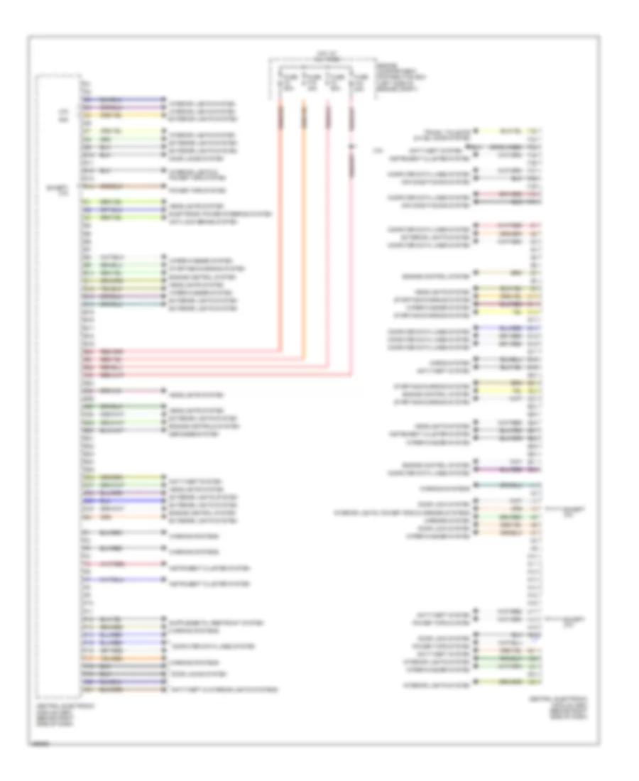 Body Control Modules Wiring Diagram (2 of 2) for Volvo V50 T-5 2011