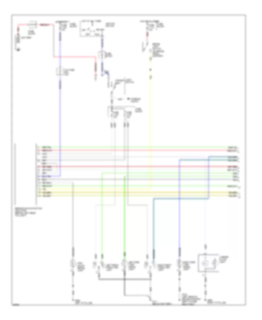 Exterior Light Wiring Diagram, Wagon (1 of 2) for Volvo 850 1994