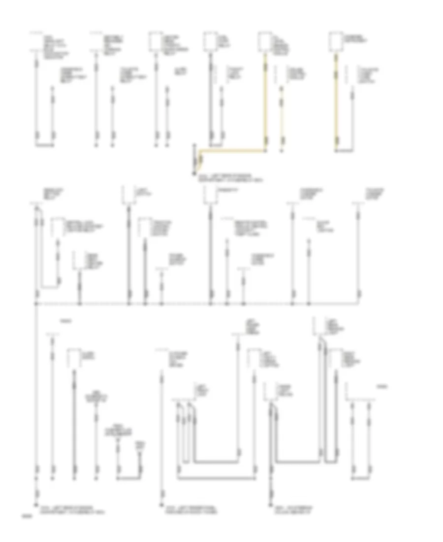 Ground Distribution Wiring Diagram 2 of 4 for Volvo 850 1994