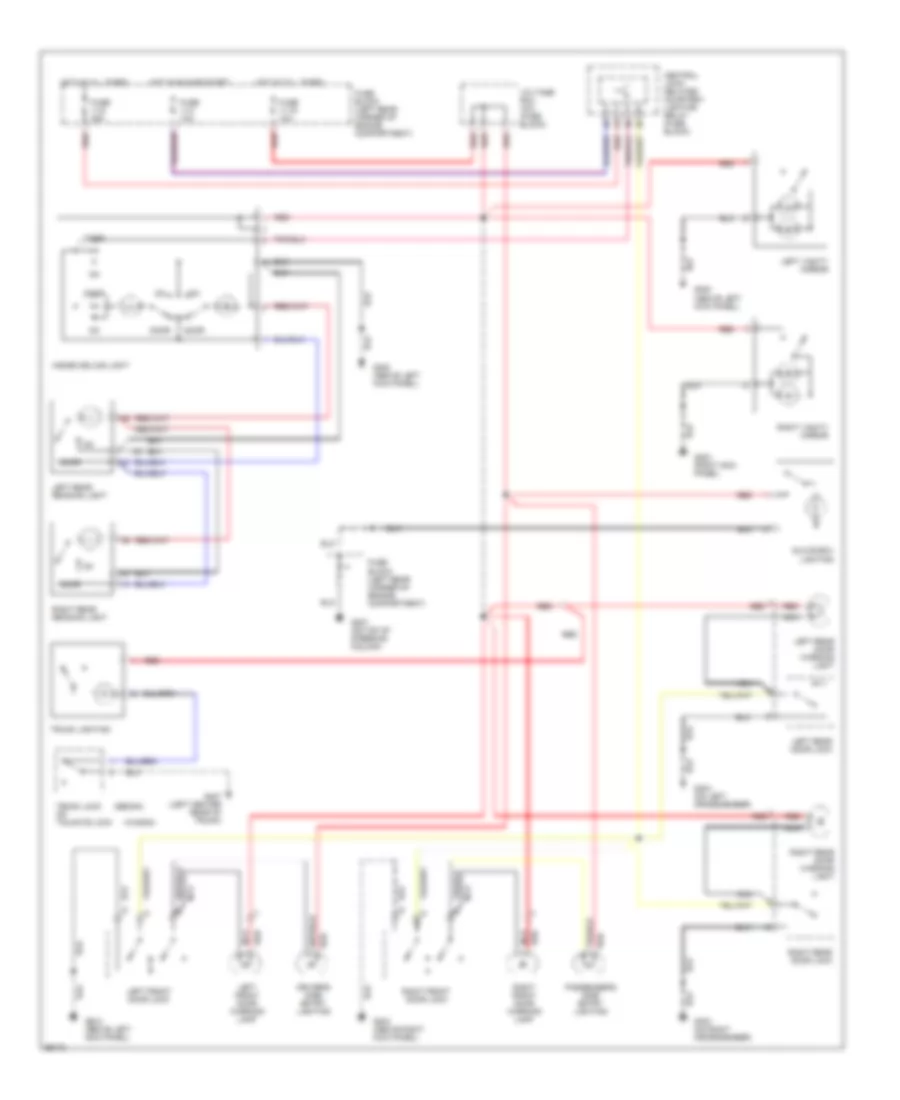Courtesy Lamps Wiring Diagram for Volvo 850 1994