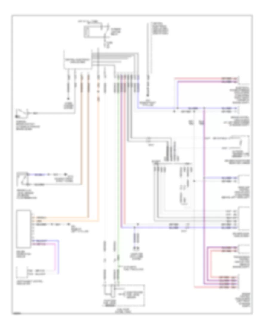 Instrument Cluster Wiring Diagram for Volvo V50 T 5 R Design 2011