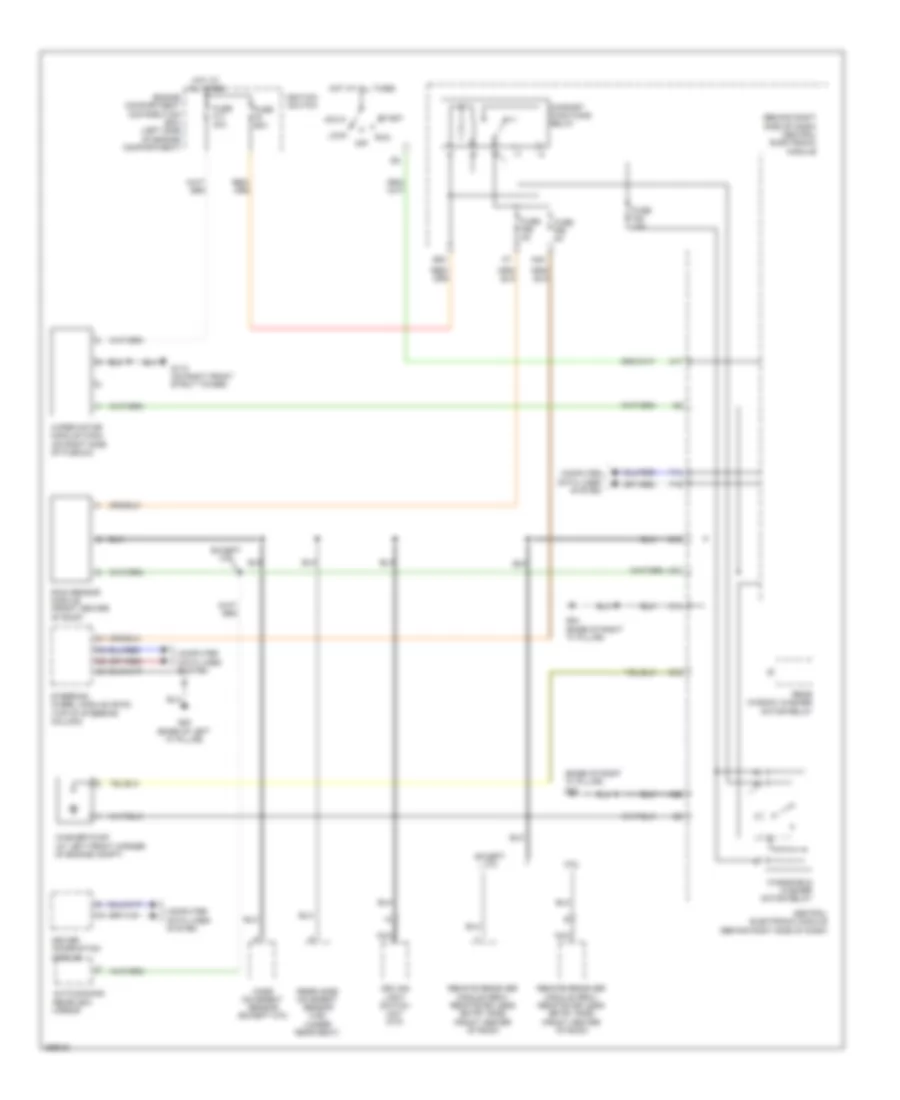 Электросхема передних стеклоочистителей дворников и омывателя лобового стекла для Volvo V50 T-5 R-Design 2011