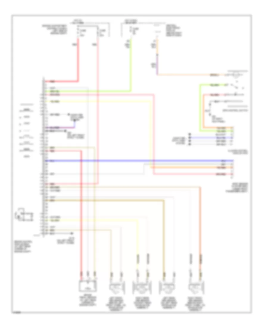 Anti lock Brakes Wiring Diagram with Dynamic Stability Control for Volvo V50 2006