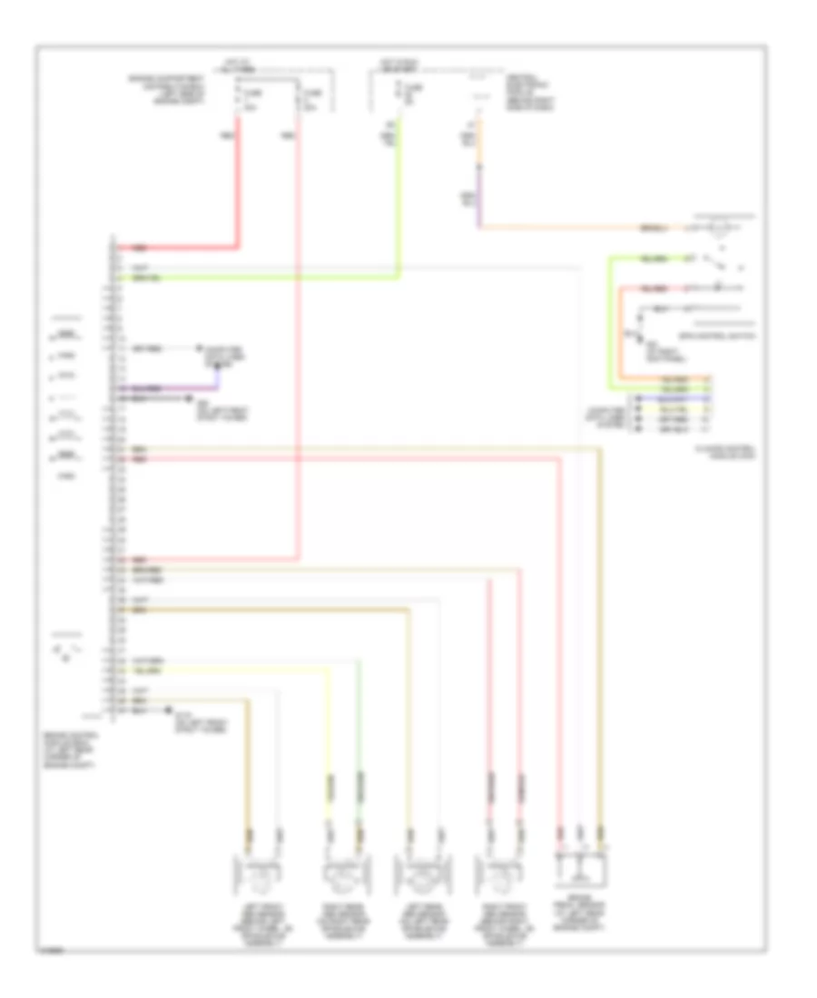 Anti lock Brakes Wiring Diagram with Traction Control for Volvo V50 2006