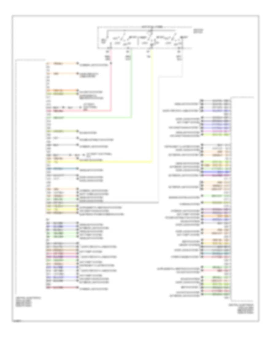 Body Control Modules Wiring Diagram for Volvo V50 2006