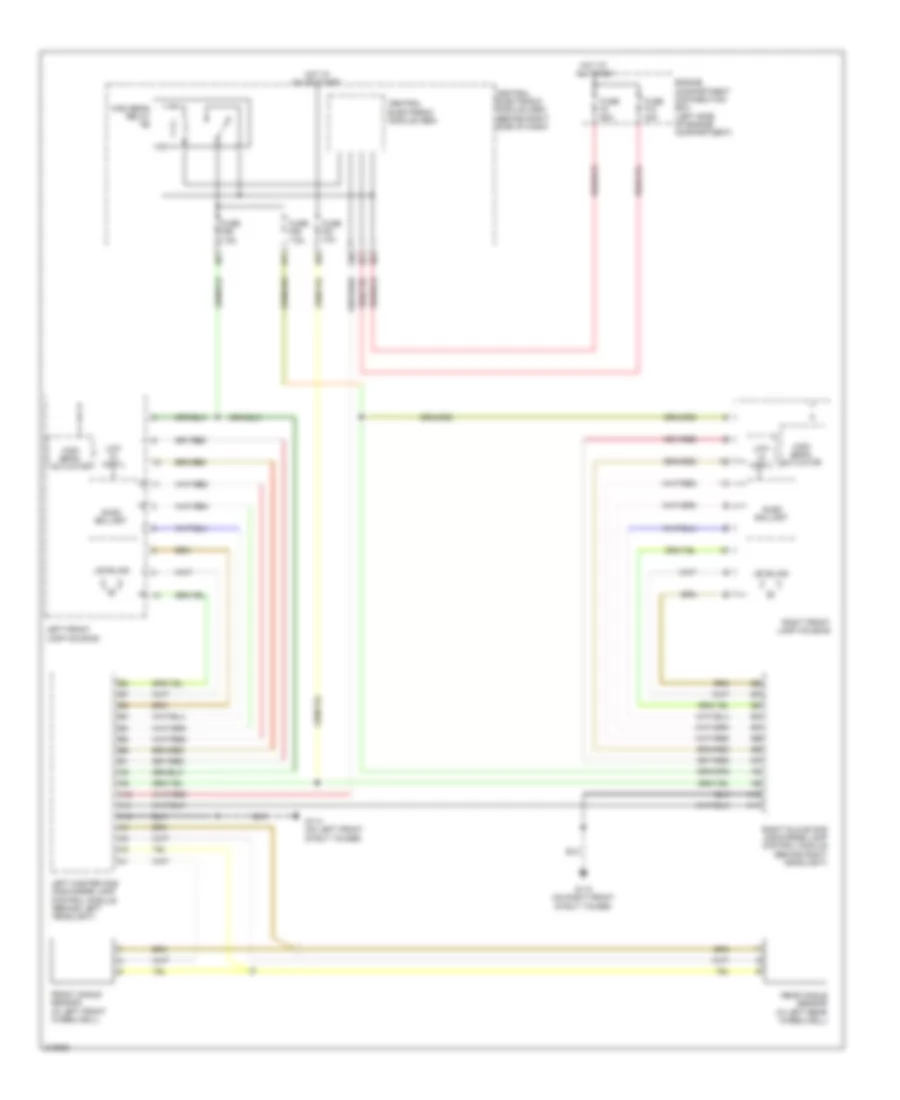 Headlamps Leveling Wiring Diagram for Volvo V50 2006