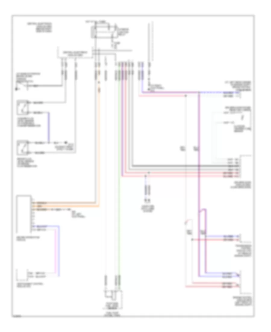 Instrument Cluster Wiring Diagram for Volvo V50 2006