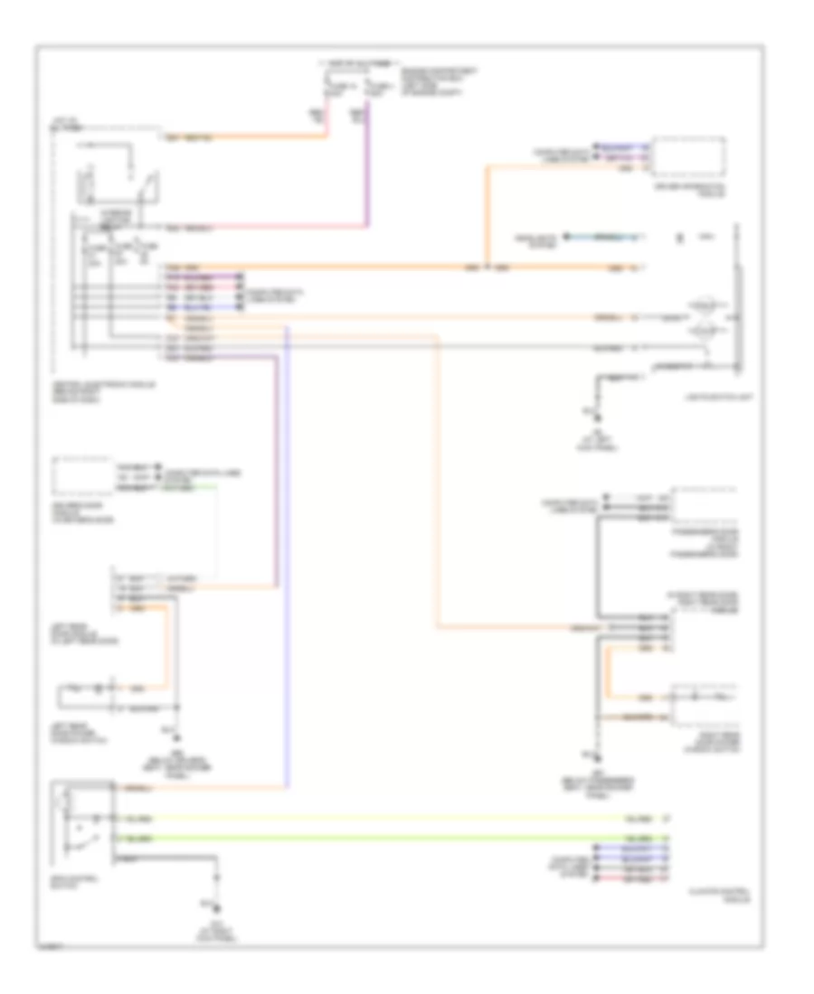 Instrument Illumination Wiring Diagram for Volvo V50 2006