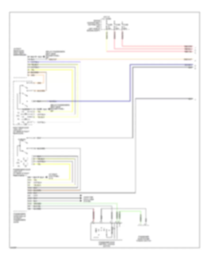 Central Locking Wiring Diagram 2 of 2 for Volvo V50 2006