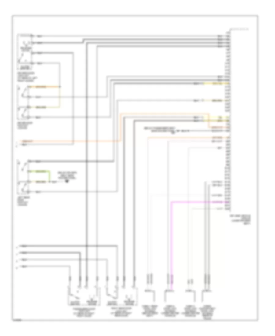 Keyless Entry Wiring Diagram (2 of 2) for Volvo V50 2006