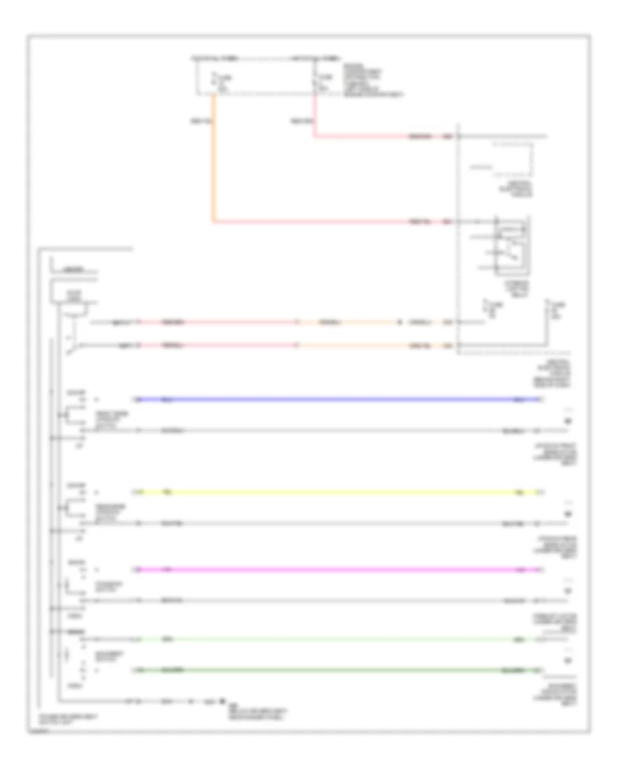 Driver Power Seat Wiring Diagram for Volvo V50 2006