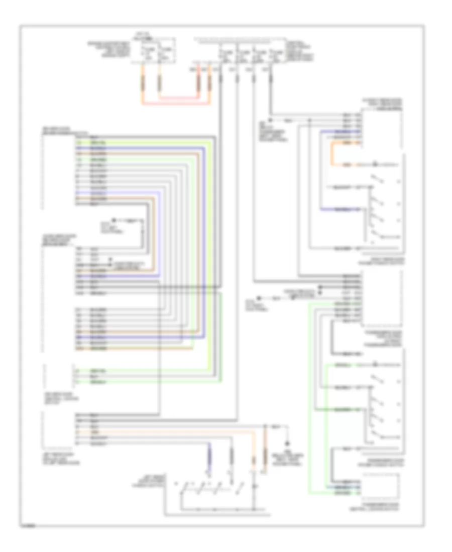 Power Windows Wiring Diagram for Volvo V50 2006