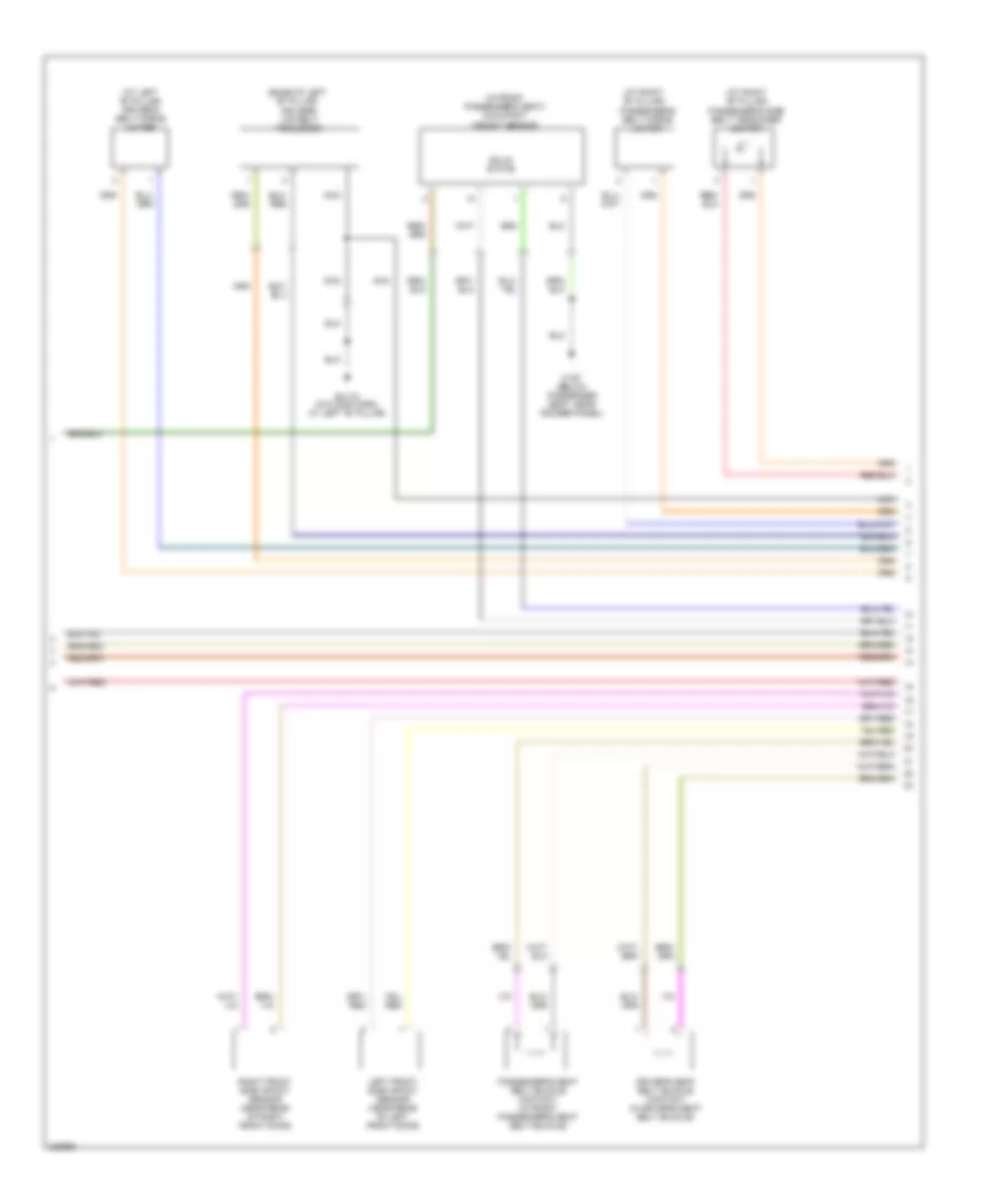 Supplemental Restraints Wiring Diagram 2 of 3 for Volvo V50 2006