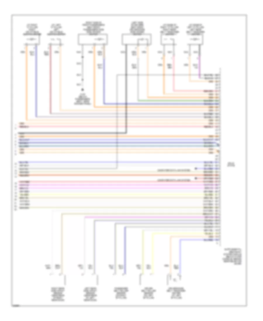 Supplemental Restraints Wiring Diagram 3 of 3 for Volvo V50 2006