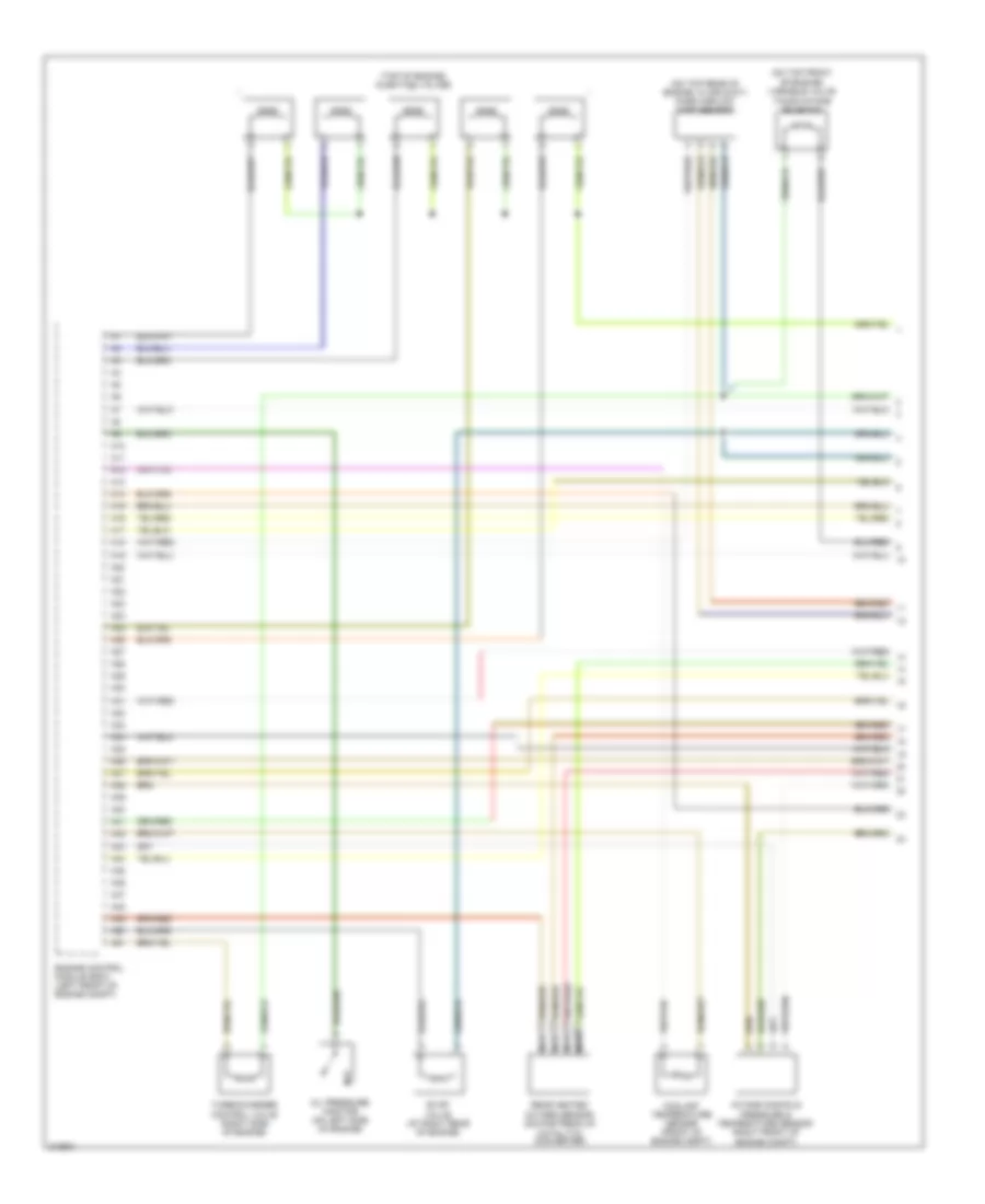 2.5L Turbo, Engine Performance Wiring Diagram (1 of 4) for Volvo V50 T-5 2006
