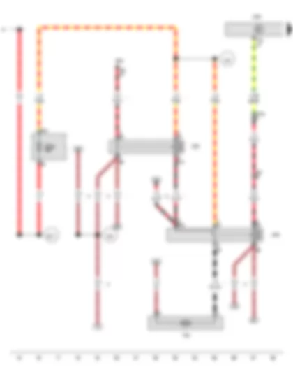 Wiring Diagram  VW AMAROK 2012 - Climatronic control unit - Fuse 62 on fuse holder C - Circulation pump