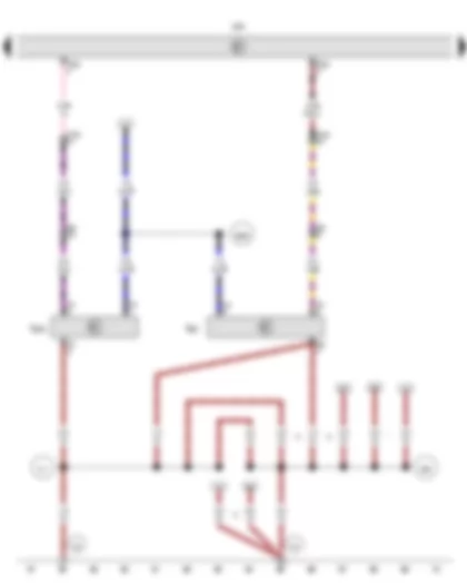 Wiring Diagram  VW AMAROK 2012 - High-pressure sender - Air quality sensor - Climatronic control unit