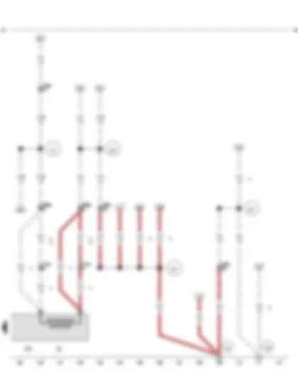 Wiring Diagram  VW AMAROK 2012 - Front passenger side exterior mirror