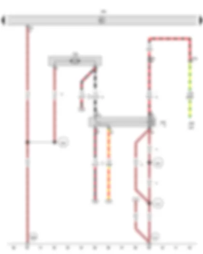 Wiring Diagram  VW AMAROK 2012 - Auxiliary heater control unit - Circulation pump