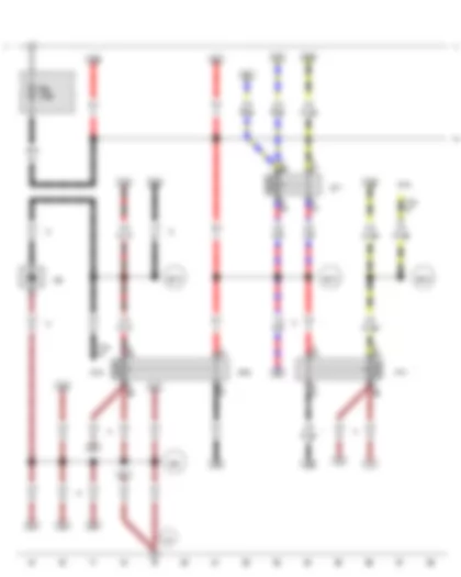 Wiring Diagram  VW AMAROK 2012 - Blocking diode - Main relay - Terminal 15 voltage supply relay - Fuse 2 in fuse holder A