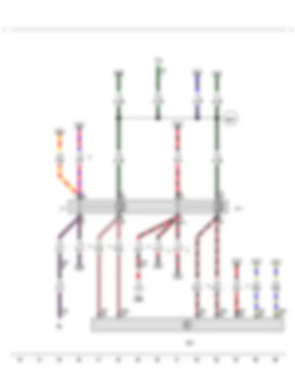 Wiring Diagram  VW AMAROK 2012 - Fuel pump relay - Terminal 30 voltage supply relay - Engine control unit