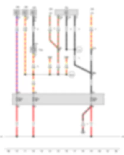 Wiring Diagram  VW AMAROK 2012 - Coil connector - Control unit in dash panel insert - Multifunction steering wheel control unit - Transfer box control unit