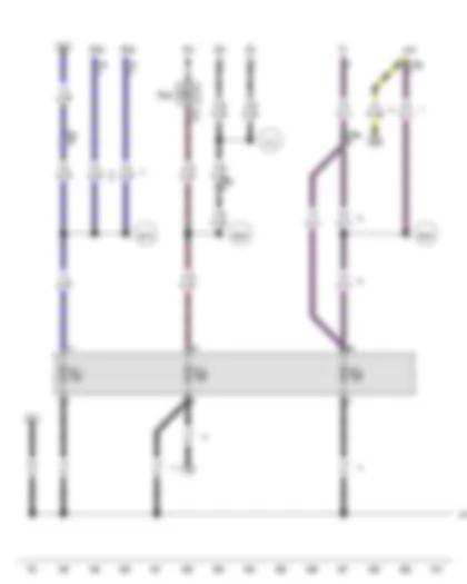 Wiring Diagram  VW AMAROK 2011 - Washer pump switch (automatic wash/wipe and headlight washer system) - TCS and ESP button - Steering column combination switch - Driving program button - Reversing light switch - Left washer jet heater element