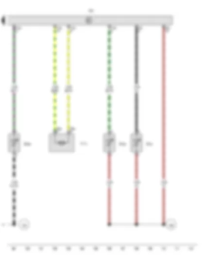 Wiring Diagram  VW AMAROK 2012 - Centre vent temperature sender - Footwell vent temperature sender - Evaporator temperature sensor - Air conditioning system control unit - Air recirculation flap control motor