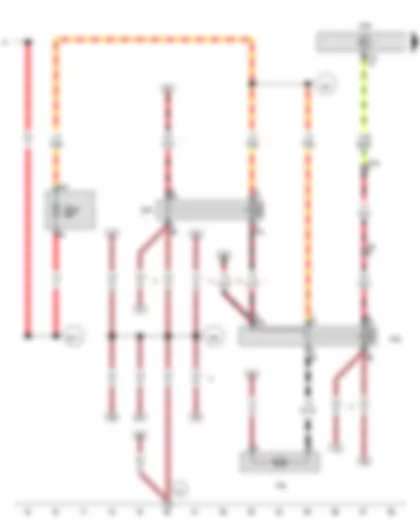 Wiring Diagram  VW AMAROK 2012 - Climatronic control unit - Fuse 62 on fuse holder C - Circulation pump