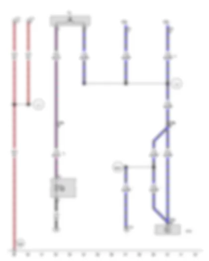 Wiring Diagram  VW AMAROK 2011 - Reversing light switch - Left tail light - Fuse 3 on fuse holder C